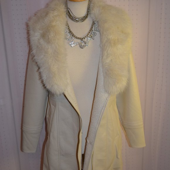 LA Coalition Faux Leather Jacket SZ XL